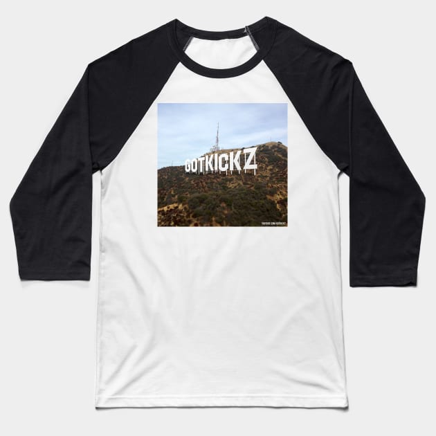 GOTKICKZ Logo (Mountain Sign) Baseball T-Shirt by GOTKICKZ